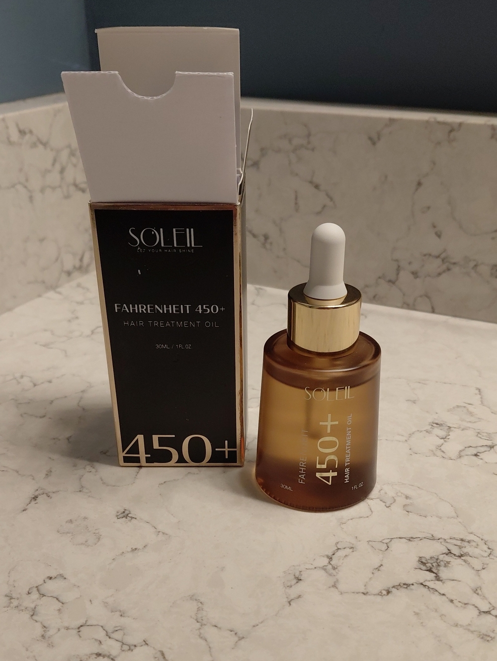 New SOLEIL Fahrenheit 450+ Hair Treatment Oil 30ml / 1 FL OZ  FULL SIZE